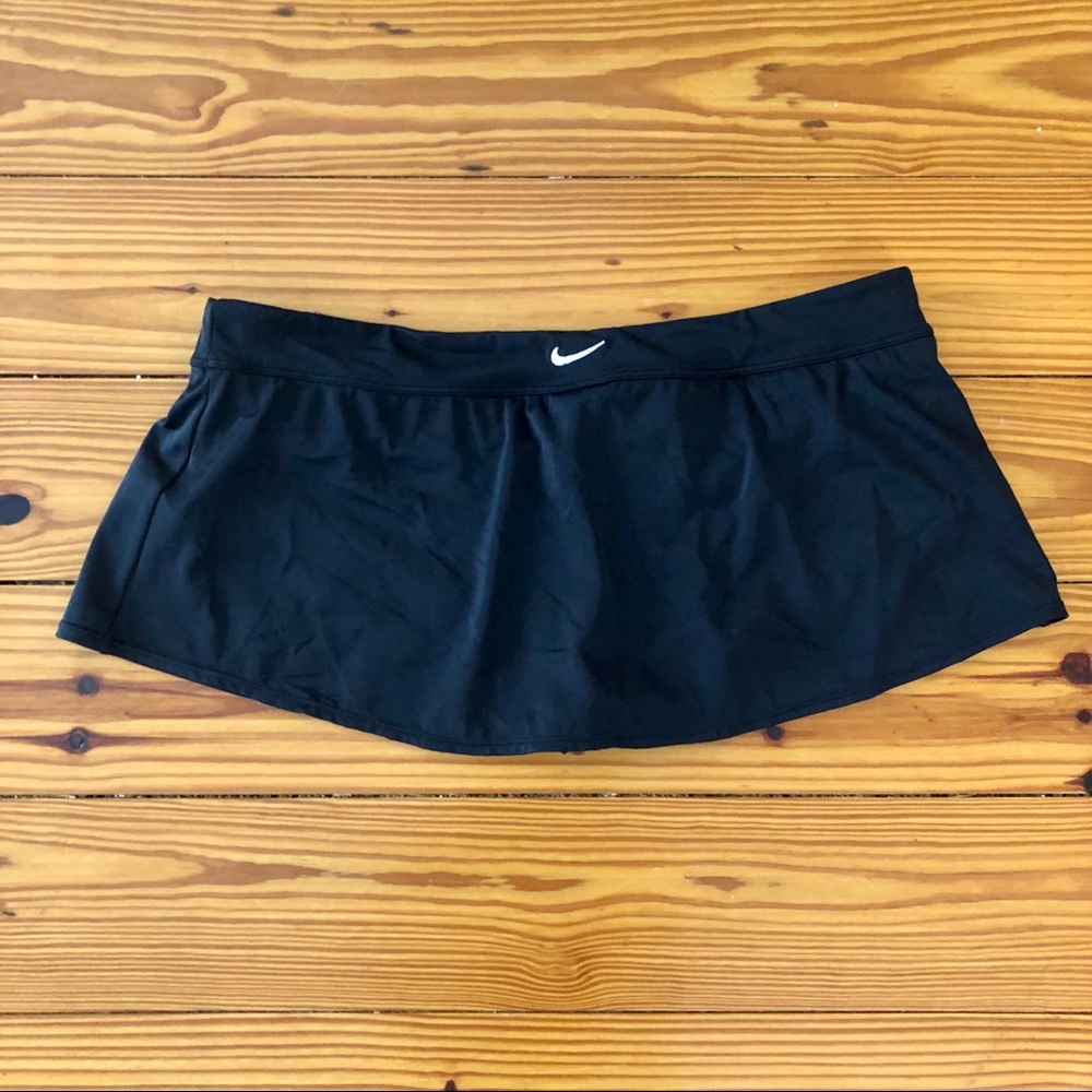 Nike black mini swim skirt